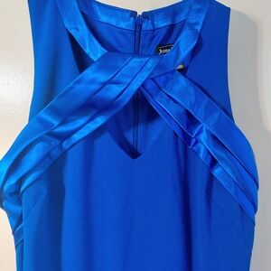 Jessica Howard Women's Formal Sleeveless Cobalt Blue Dress 12